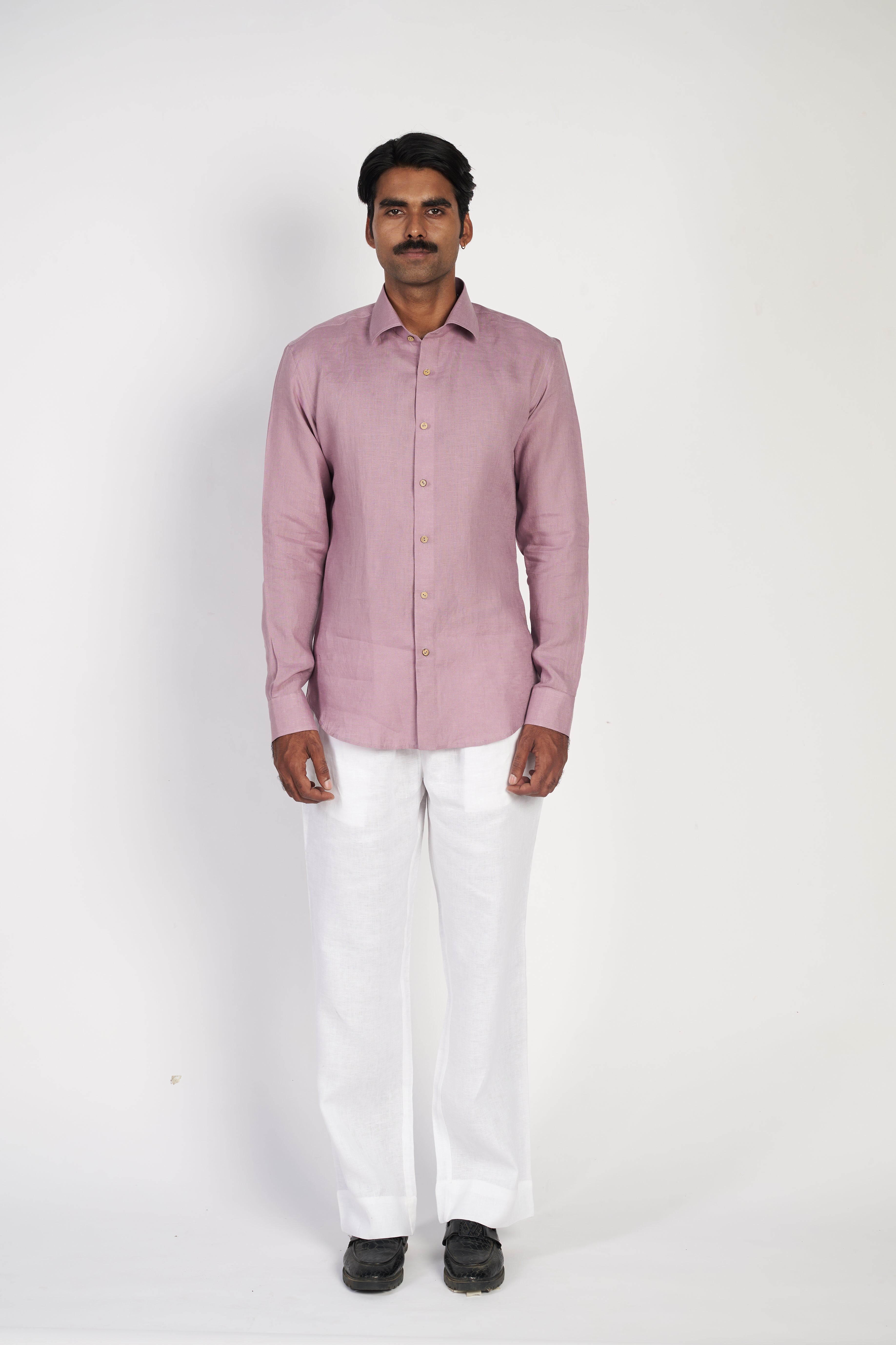 Lavender Linen Shirt