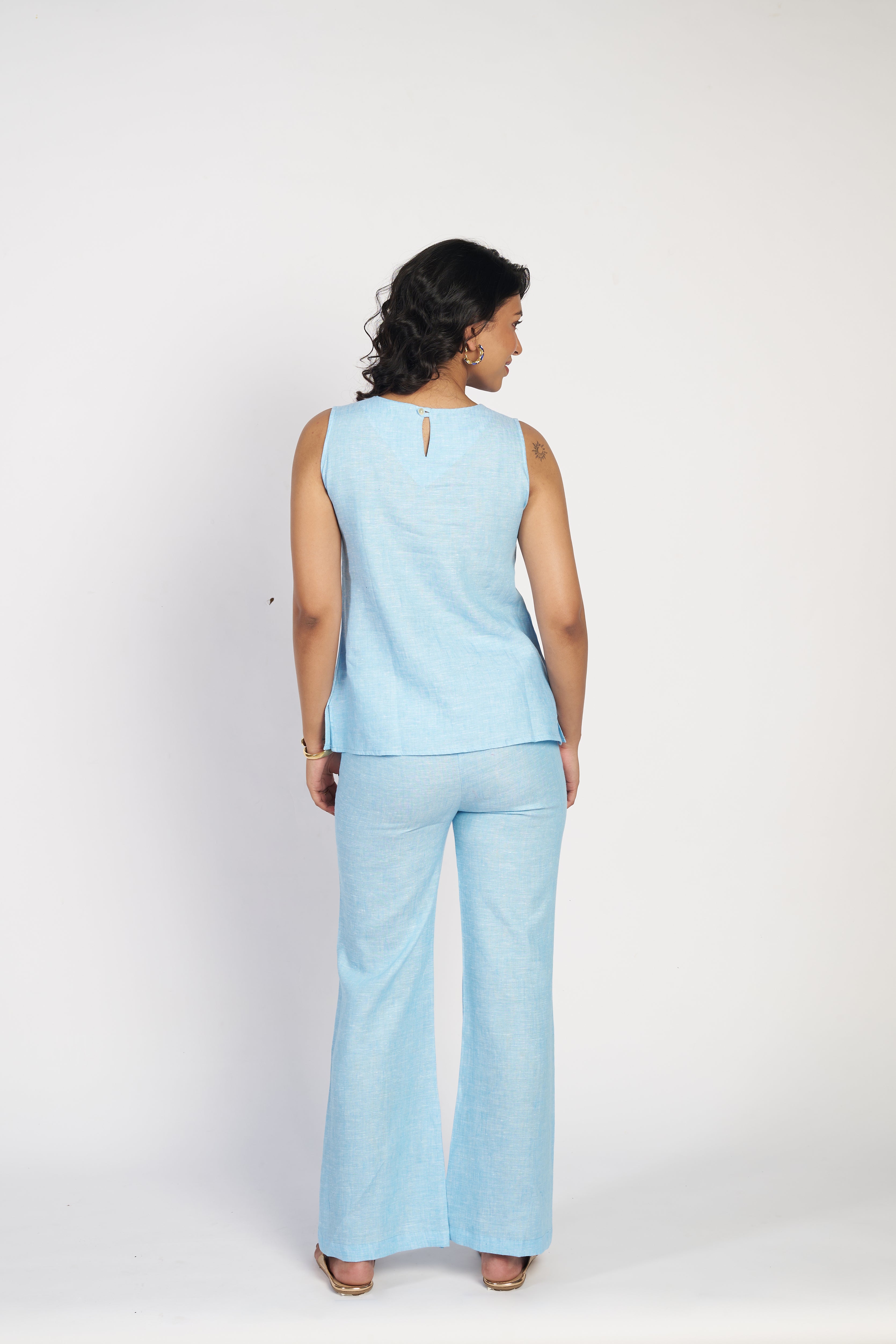 Linen Co-rd Set - Blue