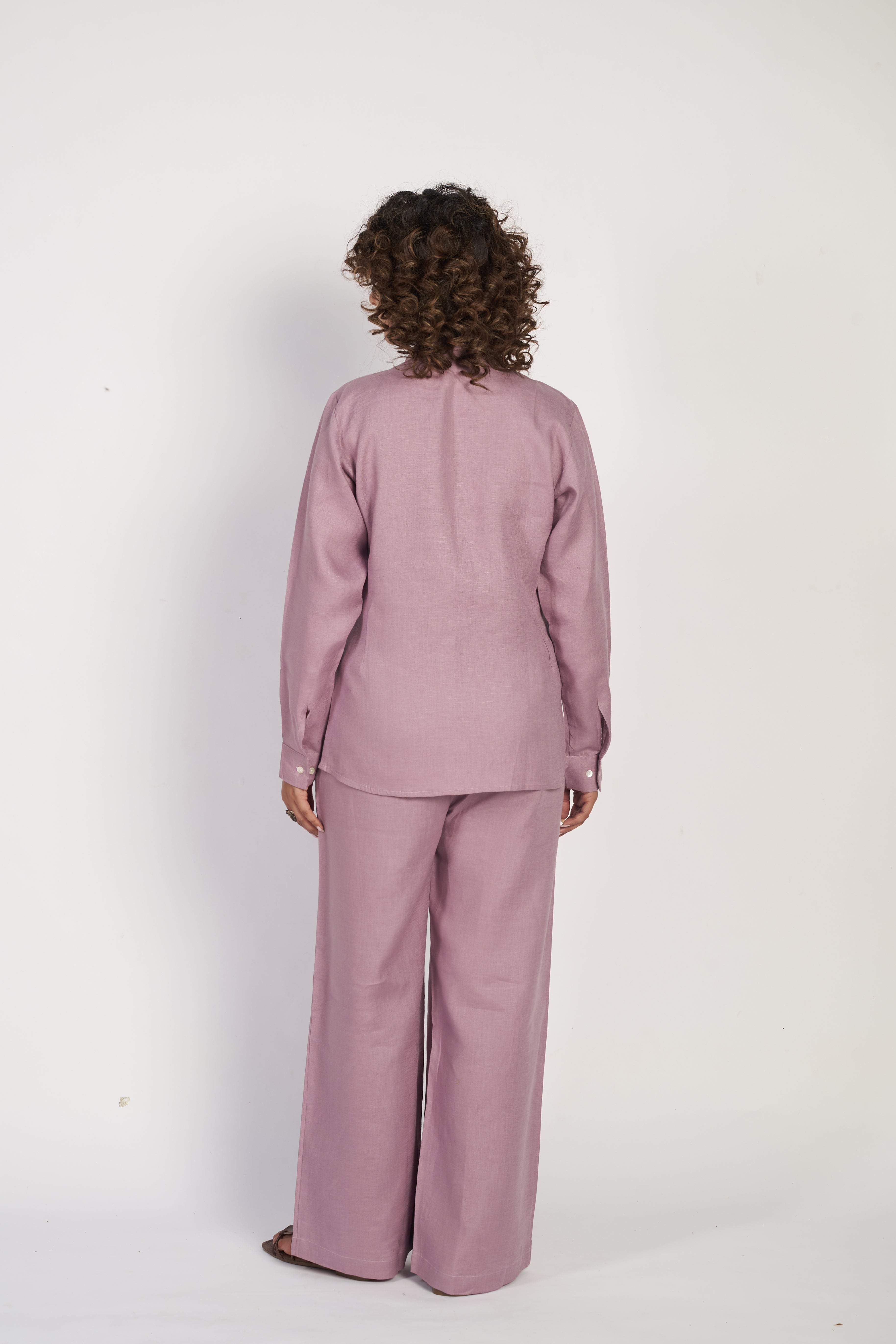 Linen Co-rd Set - Lavender